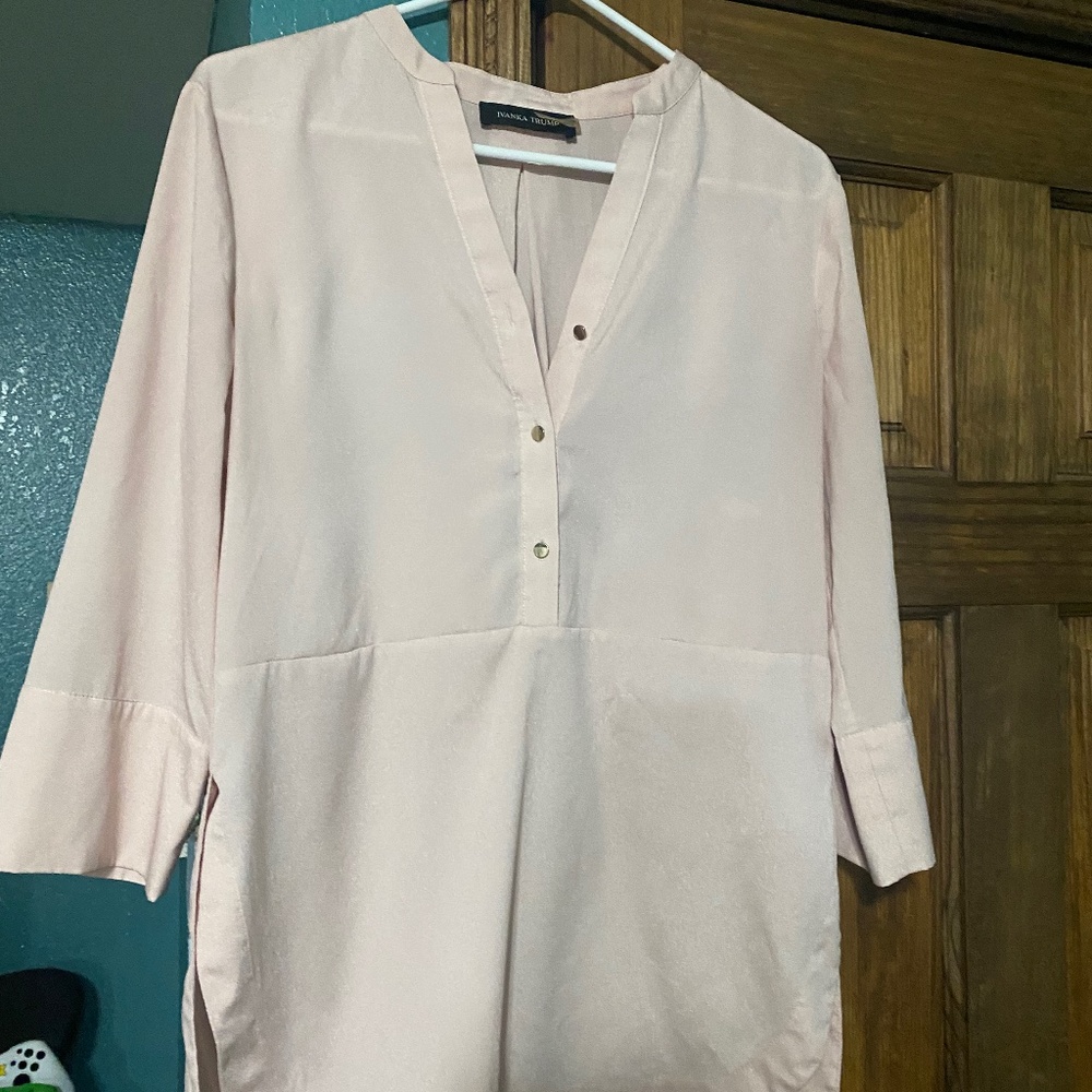 Blush or Rose Pink 3/4 sleeve top